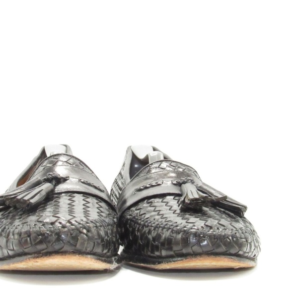 Magnanni 5933 Size 10 M Black Woven Loafer C3A C2